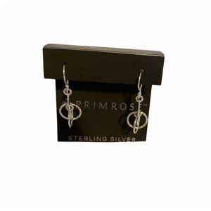 Primrose Dangle Earrings Sterling Silver